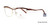 Burgundy/Gold CIE SEC142 Eyeglasses.