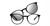 Shiny Black Vivid Collection Vivid 6022 Eyeglasses - Teenager.