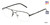 Black Viva VV0301 Eyeglasses.