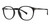 Black/Silver Vivid Collection Vivid 2029 Eyeglasses - Teenager.