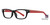Black/Red Vivid Soho 1010 Eyeglasses.