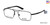 Matte Black HARLEY-DAVIDSON HD0770 Eyeglasses.