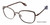 Brown Leopard Fysh 3643 Eyeglasses.