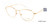 Gold/Crystal William Morris London WM50101 Eyeglasses. 