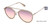 Blush Rose Gold Fysh F-2045 Sunglasses.