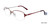 Satin Red/Silver Pentax PX907 Eyeglasses