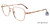 Satin Light Brown Cool Clip CC845 Eyeglasses.