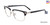 Black/Silver EasyTwist ET993 Eyeglasses.