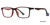 Black/Red Vivid Metro 48 Eyeglasses.