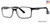 Black/Crystal Vivid Metro 44 Eyeglasses.