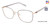 Grey Rose Gold Superflex SF-574 Eyeglasses