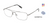 EVATIK E-9203 Eyeglasses GUNMETAL