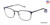 Black/Navy Mini 764002 Eyeglasses