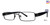 Black Vivid Expressions 1095 Eyeglasses.