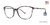 Grey Tortoise Kensie RX Low Key Eyeglasses.
