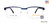 Blue/Silver STACY ADAMS 1101 Eyeglasses