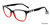 Black/Red Fila VF9467 Eyeglasses