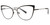 Black Vera Wang V577 Eyeglasses.