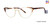 Crystal Tortoise Vera Wang V569 Eyeglasses.