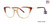 Khaki Scarlet Vera Wang V567 Eyeglasses.