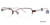 Burgundy Vera Wang V327 Eyeglasses.