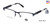 Matte Blue HARLEY-DAVIDSON HD9013 Eyeglasses.