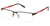 Evatik E-9216 Eyeglasses BLACK RED