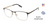 Evatik E-9215 Eyeglasses BLACK CHAMPAGNE