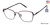 Black Purple kliik Denmark K-691 Eyeglasses