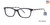 Black/Beige Elan 3043 Eyeglasses.