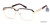 Gold Black Capri Dicaprio DC353 Eyeglasses.