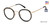 Black Gold Capri Dicaprio DC341 Eyeglasses