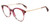 Burgundy (09SJ) Police VPLD25 Eyeglasses.