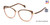 Brn Pink Grad/Gold William Morris Black Label BLREBECCA Eyeglasses