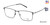 Black/Gold William Morris London WM50181 Eyeglasses.