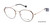 Brown/Rose Gold William Morris London WM50170 Eyeglasses.