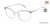 Pink/Grey Gold Brendel 902313 Eyeglasses.