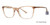 Sh Crystal Brown Vivid Collection Vivid 922 Eyeglasses.