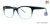 Shiny Crystal Blue Vivid Soho 1054 Eyeglasses.