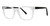 Crystal/Black Vivid Metro 53 Eyeglasses