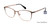 Rose Gold/Black C-Zone X2285-90 Eyeglasses
