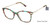 Brown Teal Gold Kliik Denmark K-703 Eyeglasses