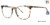 Blue Tortoise Vera Wang V587 Eyeglasses.