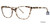 Tortoise Vera Wang V586 Eyeglasses.