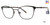 Noir Vera Wang V583 Eyeglasses.