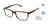 Evatik E-9229 Eyeglasses Matte tortoise