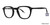 Matte Black Original Penguin The Manny Eyeglasses