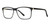 Soft Matt Black Crystal Vivid Metro 63 Eyeglasses
