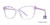 Purple/Crystal Vivid Soho 1065 Eyeglasses