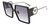 Black Philipp Plein SPP028M Sunglasses.